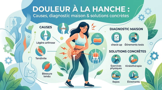Douleur à la hanche : causes, diagnostic maison et solutions concrètes