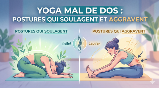 Yoga mal de dos : postures qui soulagent et aggravent